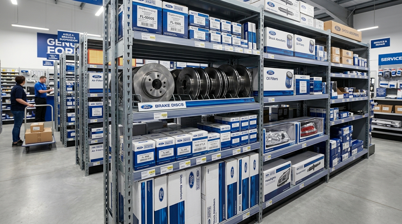 Dost Ford Orijinal Parça Deposu ve Rafları